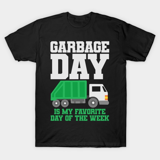 Garbage Truck Garbage Day T-Shirt by KAWAIITEE